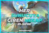 Her Servere giren hesap 1 İD ŞİFRE ŞEKLİNDE