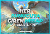 Her Servere giren hesap 1 MAİL ŞİFRE ŞEKLİNDE