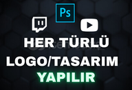 HER TÜRLÜ LOGO/TASARIM YAPILIR