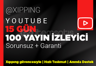 HER YAYINA | 15 GÜN 100 CANLI İZLEYİCİ YOUTUBE 