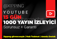 HER YAYINA | 15 GÜN 1000 CANLI İZLEYİCİ YOUTUBE
