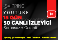 HER YAYINA | 15 GÜN 50 CANLI İZLEYİCİ YOUTUBE 