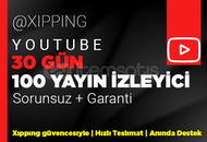 HER YAYINA | 30 GÜN 100 CANLI İZLEYİCİ YOUTUBE