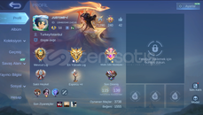 ✨Hero 115 | 138 Skin Mükemmel Hesap✨