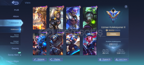 ✨ Hero 87 | Skin 150 Efsane dolusu Bu Fiyata! ✨ ✨ Hero 87 | Skin 150 Efsane dolusu Bu Fiyata! ✨