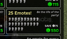 Heroes Battlegrounds 25 Emotes