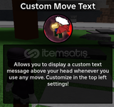✅​ Heroes Battlegrounds | Custom Move Text