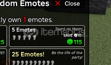 Heroes Battlegrounds 5 Emotes