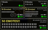 Heroes Battlegrounds / 5 x Emotes