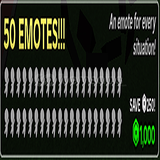 Heroes Battlegrounds 50 Emotes