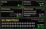 Heroes Battlegrounds / 50 x Emotes