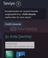 ⭐HERŞEYİ DEĞİŞEN⭐ 17 YILLIK - 9 LVL STEAM HESAP