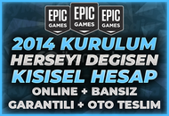 ⭐(HERŞEYİ DEĞİŞEN) 2014 KURULUM GARANTİ HESAP⭐