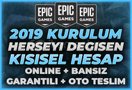 ⭐(HERŞEYİ DEĞİŞEN) 2019 KURULUM GARANTİ HESAP⭐