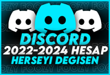 ⭐️Herşeyi Değişen 2022-2024 Discord Hesap