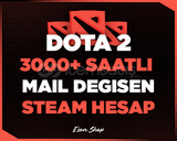 ⭐[HERŞEYİ DEĞİŞEN] 3000+ SAAT DOTA 2 GARANTİLİ⭐