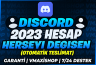 ⭐Herşeyi Değişen | Discord 2023 Kurulumlu Hesap⭐