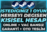 ⭐(HERŞEYİ DEĞİŞEN) İSTEDİĞİNİZ 1 OYUNLU HESAP!⭐