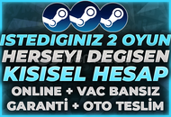 ⭐(HERŞEYİ DEĞİŞEN) İSTEDİĞİNİZ 2 OYUNLU HESAP!⭐