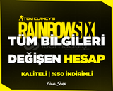 ⭐[HERŞEYİ DEĞİŞEN] Rainbow Six Siege Hesabı⭐️