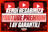 ⭐[HESABINIZA] 1 AYLIK YOUTUBE PREMIUM⭐