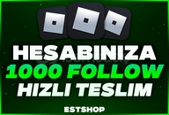 Hesabınıza 1000 Takipçi | Hızlı Teslimat