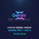  HESABINIZA | 3 Aylık Google Gemini Pro | Keyli