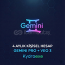  HESABINIZA | 4 Aylık Google Gemini Pro 