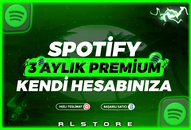 ⭐[HESABINIZA] Spotify 3 Aylık Premium Kod ⭐