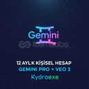  HESABINIZA | 12 Aylık Google Gemini Pro | Keyli