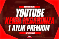 ⭐[HESABINIZA] Youtube 1 Aylık Premium⭐