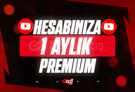 ⭐[HESABINIZA] Youtube 1 Aylık Premium