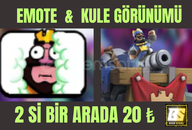 HESABINIZDA GEÇERLİ KULE GÖRÜNÜMÜ VE EMOTE