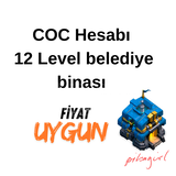 Hesap COC [12 Level belediye binası] Tam erişim