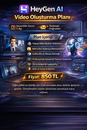 ???? HeyGen AI – Video Oluşturma Planı ???? Geçerli