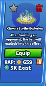 Chroma Scythe Explosion (BLADE BALL)