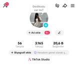 3.1K TAKİPÇİ 20.6K BEĞENİ [KIZ HESABI]