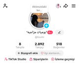 2.9K TAKİPÇİ / 5L NADİR KULLANICI ADI / JETONLUK