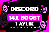 ✨ HIZLI - 1 AYLIK 14X BOOST [DISCORD]✨