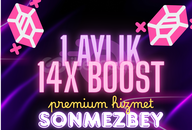 ✨HIZLI✨1 AYLIK 14X BOOST ✅[+Hızlı]✅