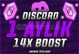 ⭐HIZLI⭐1 AYLIK 14X SERVER BOOST