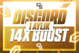 ⭐[HIZLI!] 1 AYLIK 14X SERVER BOOST | DİSCORD⭐