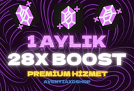 ✨HIZLI✨1 AYLIK 28X BOOST ✅[Botsuz+Hızlı]✅