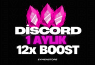 ⭐HIZLI | 1 Aylık Discord 12x Boost
