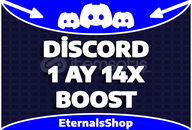 HIZLI | 1 Aylık Discord 14x Boost