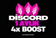⭐HIZLI | 1 Aylık Discord 4x Boost