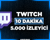 ⭐️[HIZLI]⭐️ 10 Dakika 5.000 İzleyici | Twitch