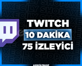 ⭐️[HIZLI]⭐️ 10 Dakika 75 İzleyici | Twitch