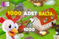 ⭐[HIZLI] 1000 ADET BALTA