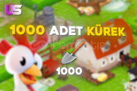 ⭐[HIZLI] 1000 ADET KÜREK